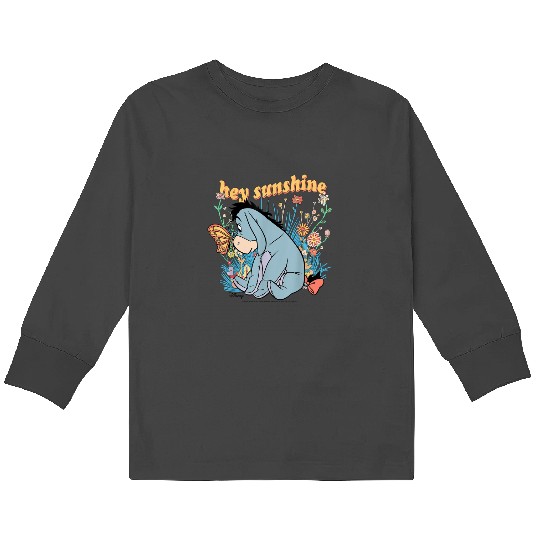 Disney Winnie The Pooh Eeyore Hey Sunshine Kids Long Sleeve T-Shirts