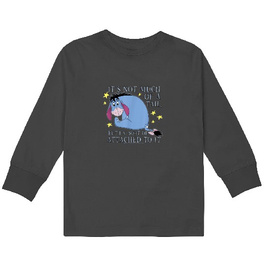 Disney Winnie The Pooh Eeyore Not Much Of A Tail Kids Long Sleeve T-Shirts