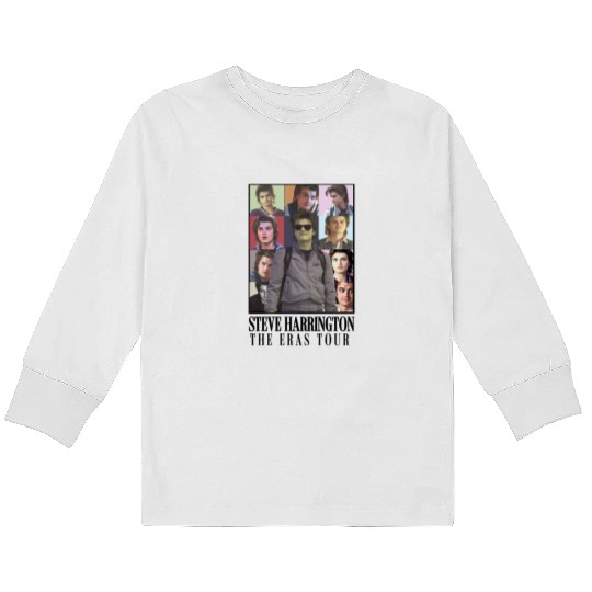 eras tour 2024 steve harrington Kids Long Sleeve T-Shirts