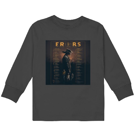 Eras Tour Setlist Classic(1) Kids Long Sleeve T-Shirts