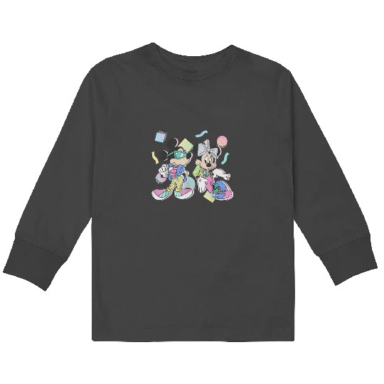 Discover Disney Mickey And Friends Mickey Amp Minnie Retro Kids Long Sleeve T-Shirts