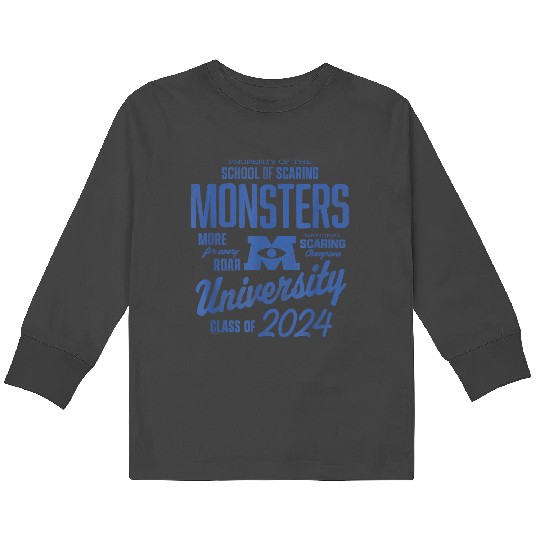 Disney Pixars Monsters University Graduation Class Of 24 Kids Long Sleeve T-Shirts