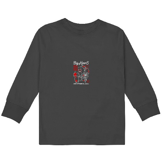 Disney Big Hero 6 Hello I Am Baymax And Hiro 7959 Kids Long Sleeve T-Shirts