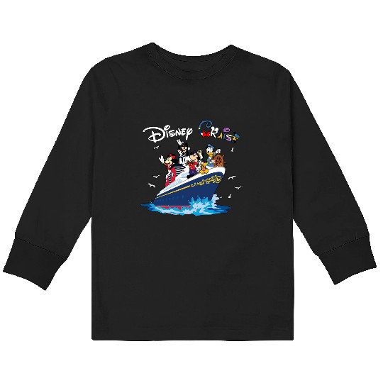Disney Cruise Vacation Kids Long Sleeve T Shirts, Disney Cruise Kids Long Sleeve T Shirts, Disney Trip Kids Long Sleeve T Shirts