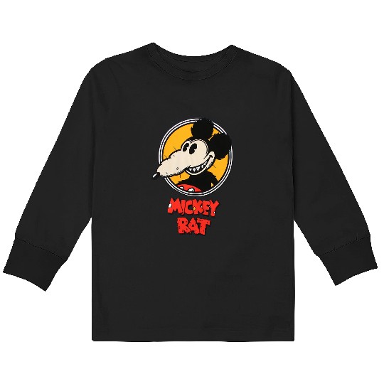 Mickey Rat Essential Kids Long Sleeve T Shirts, Retro Disney Mickey Mouse Kids Long Sleeve T Shirts, Vintage Disney Kids Long Sleeve T Shirts