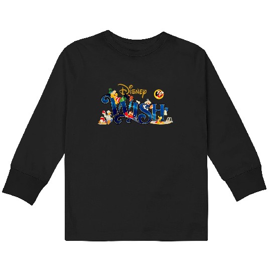 Disney Wish Cruise Kids Long Sleeve T Shirts, Cruise Kids Long Sleeve T Shirts , Disney cruise Kids Long Sleeve T Shirts, Cruise family Kids Long Sleeve T Shirts