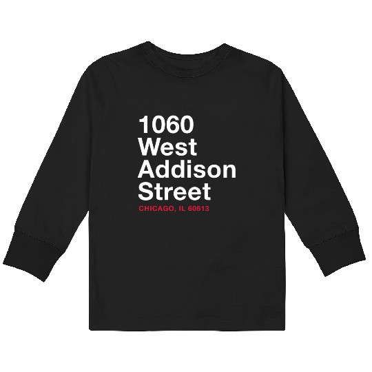 Wrigley Field Kids Long Sleeve T Shirts