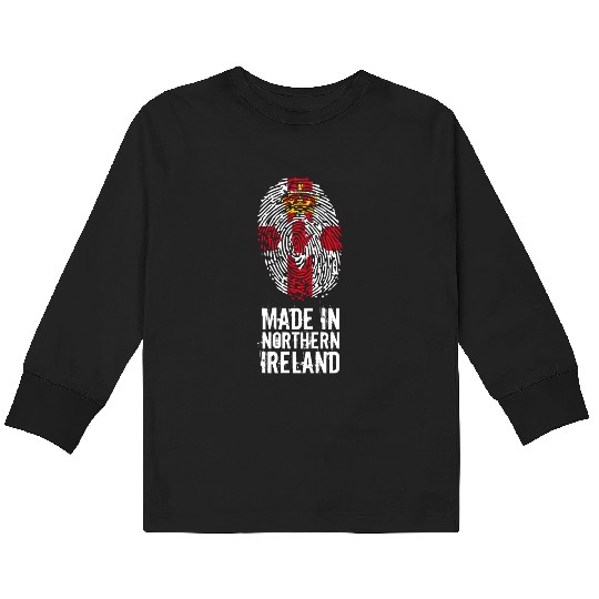 Made In Northern Ireland Kids Long Sleeve T Shirts