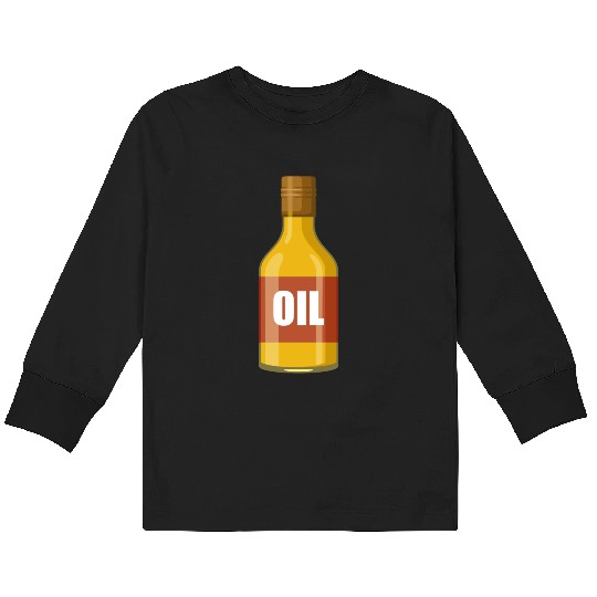 oil bottle Kids Long Sleeve T Shirts