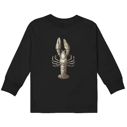 lobster Kids Long Sleeve T Shirts