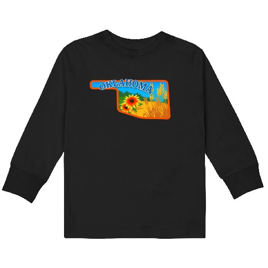 Oklahoma Kids Long Sleeve T Shirts