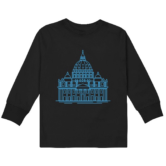 St. Peter's Basilica Kids Long Sleeve T Shirts