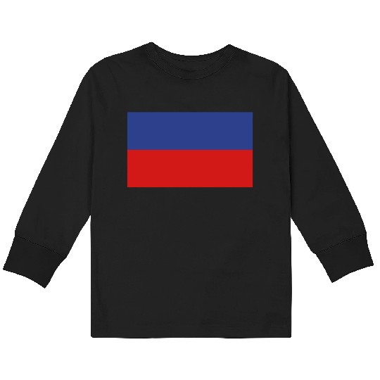 National Flag Of Haiti Kids Long Sleeve T Shirts