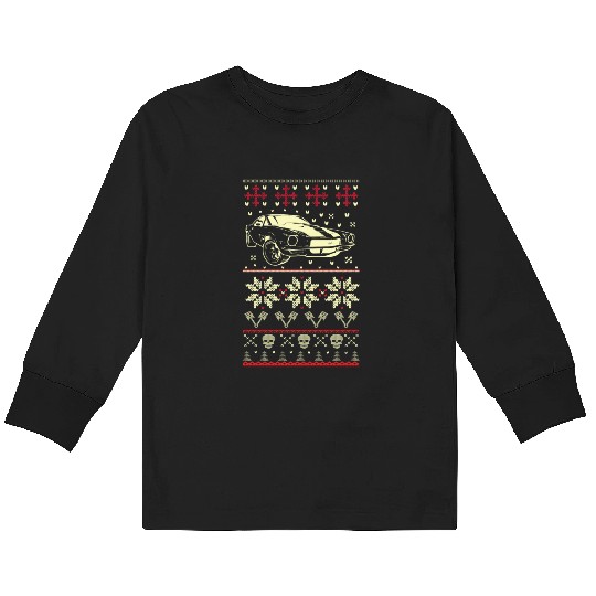 Camaro - Ugly Christmas Sweater for Camaro lover Kids Long Sleeve T Shirts