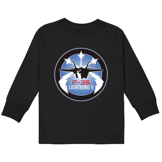 F-35 Lightning II Kids Long Sleeve T Shirts