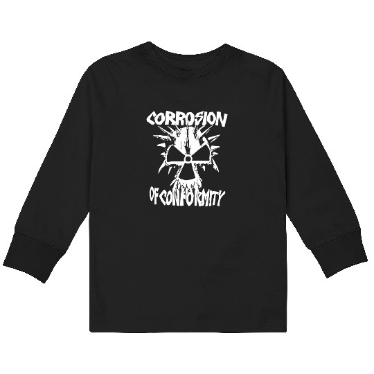 Corrosion Of Conformity Old School Logo Kids Long Sleeve T Shirts