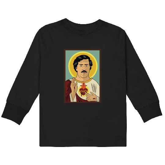Pablo Escobar Jesus Kids Long Sleeve T Shirts