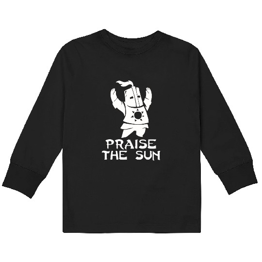 PRAISE THE SUN Kids Long Sleeve T Shirts