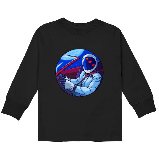 SpaceX Tesla Starman Kids Long Sleeve T Shirts