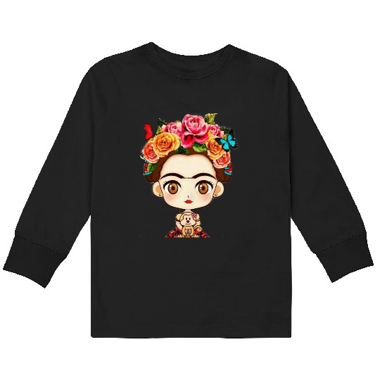 FRIDA KAHLO woman Kids Long Sleeve T Shirts