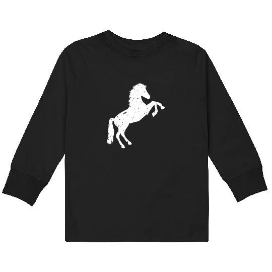 Rising Wild Horse Kids Long Sleeve T Shirts