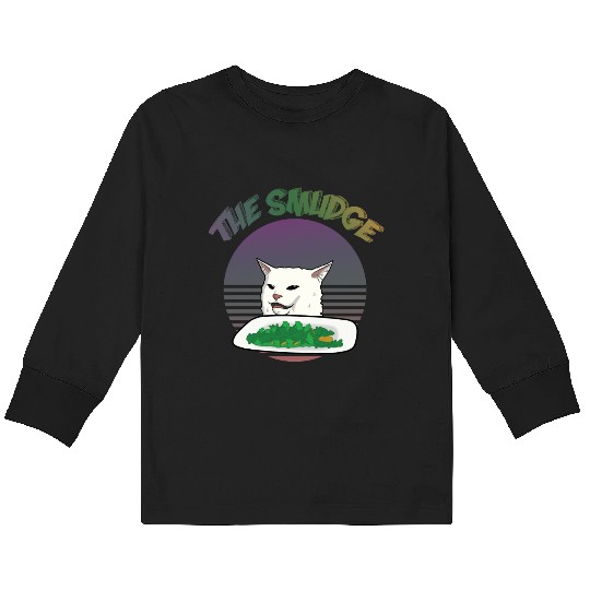Smudge The Cat Meme Kids Long Sleeve T Shirts