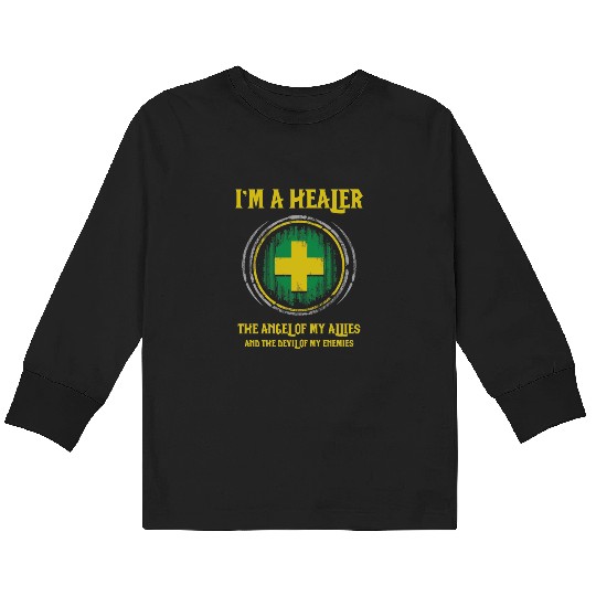 I m A Healer Kids Long Sleeve T Shirts