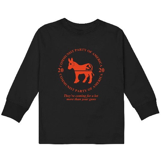 Communist Party of America Kids Long Sleeve T Shirts