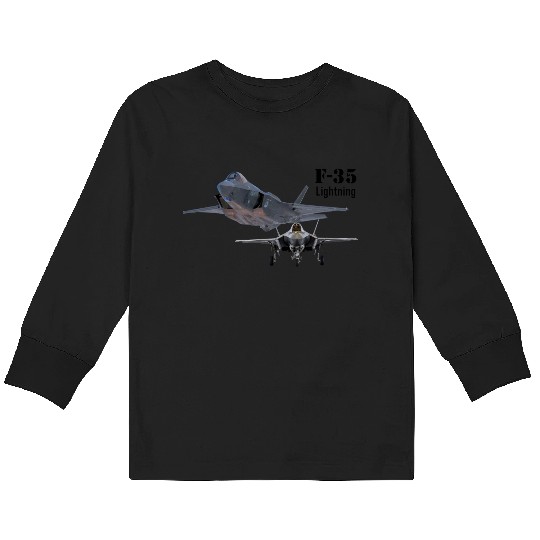 F-35 Kids Long Sleeve T Shirts