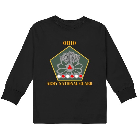 Army Ohio Army National Guard DUI Kids Long Sleeve T Shirts