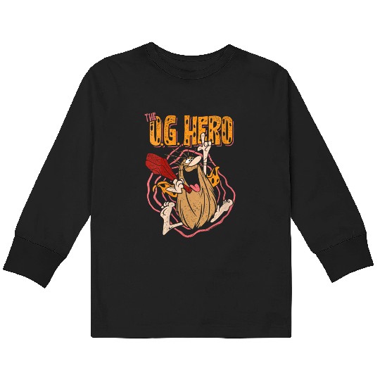 Captain Caveman Og Hero Gift Kids Long Sleeve T Shirts