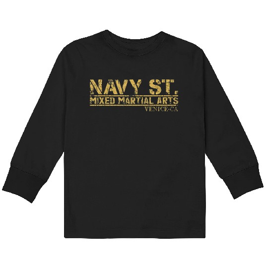 Navy Street Kingdom MMA Mixed Martial Arts Kids Long Sleeve T Shirts