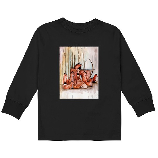 Cartoon Kids Long Sleeve T Shirts