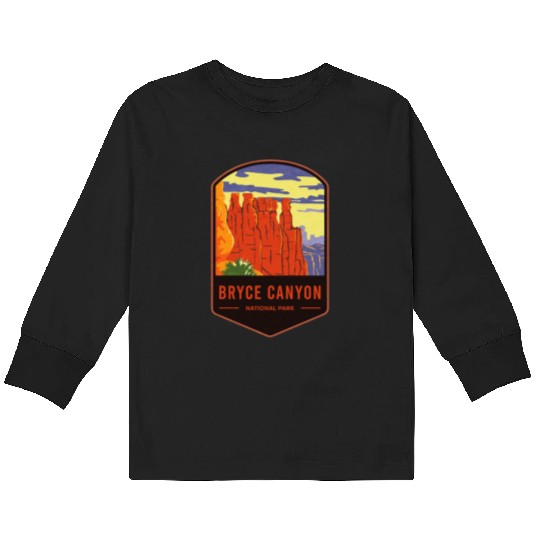 Bryce Canyon National Park Kids Long Sleeve T Shirts