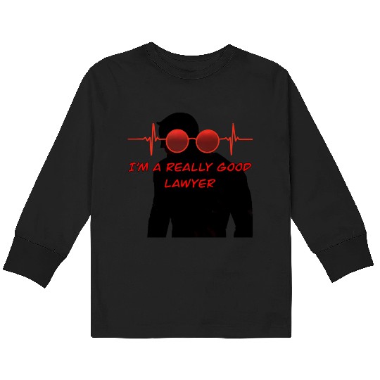 Daredevil heart beat no way home body shadow Kids Long Sleeve T Shirts