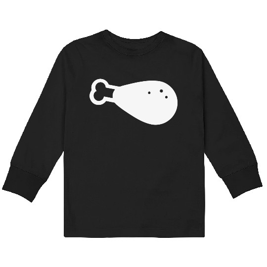 Turkey Leg Kids Long Sleeve T Shirts