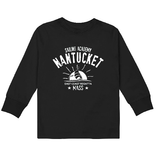 Nantucket sailing academy Kids Long Sleeve T Shirts