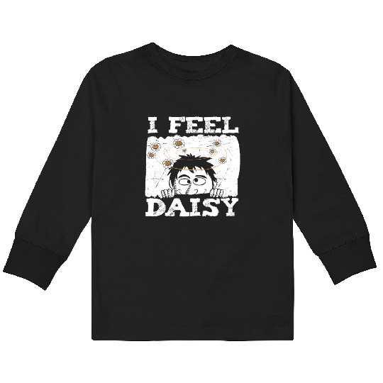 Daisy Garden Gardening Gardener Kids Long Sleeve T Shirts