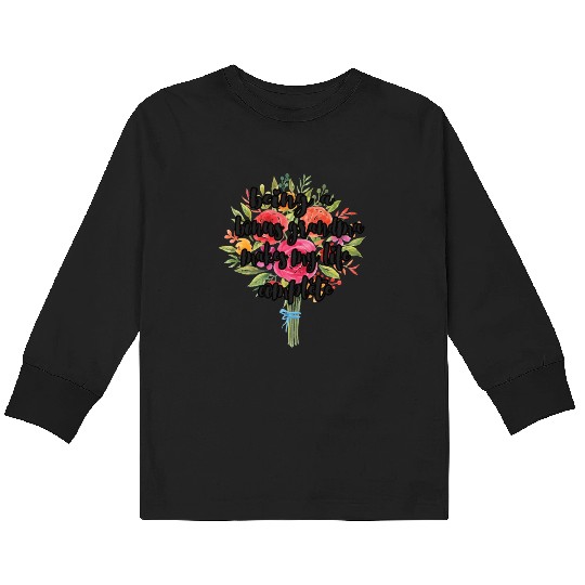 Proud Bonus Grandma Blessed Bonus Grandmother Gift Kids Long Sleeve T Shirts