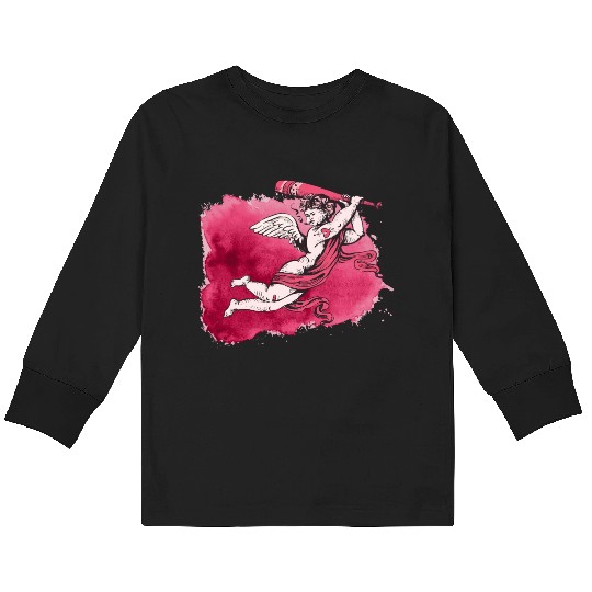 Fighting Angel Kids Long Sleeve T Shirts