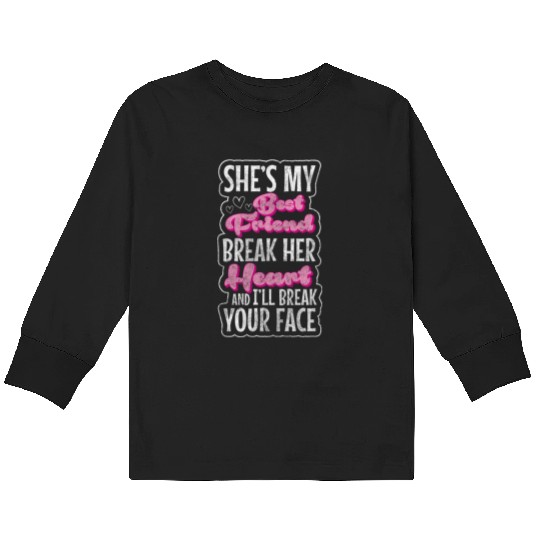 Friendship Best Friends Trust Kids Long Sleeve T Shirts