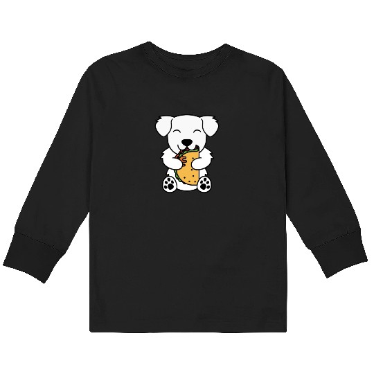 Great Pyrenees Taco Lover Kids Long Sleeve T Shirts