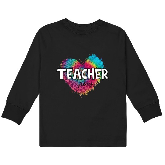 Teacher, Heart Kids Long Sleeve T Shirts