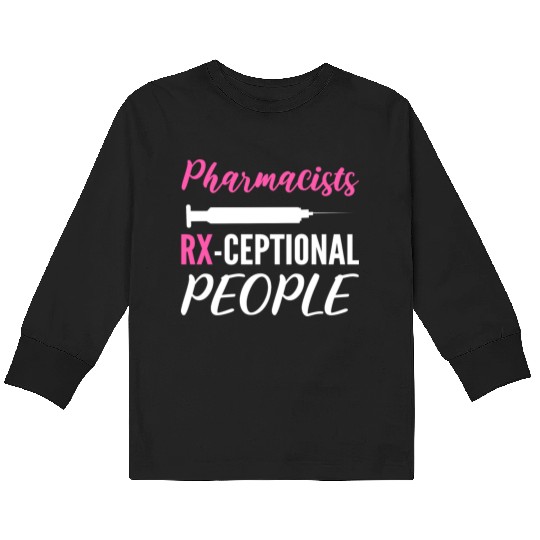 RX-ceptional People Outstanding Worker Gift Kids Long Sleeve T Shirts