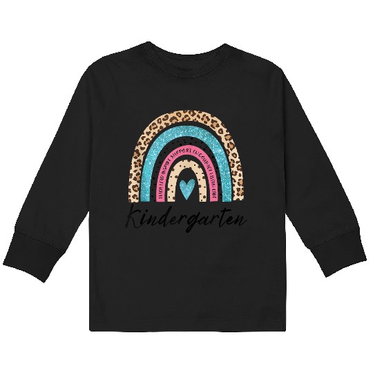 Kindergarten teacher back to school 2022 Kids Long Sleeve T Shirts