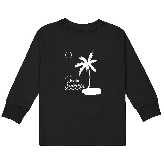 summer black design best combination summer... Kids Long Sleeve T Shirts