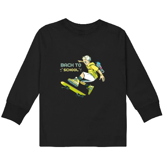 back to school Kids Long Sleeve T Shirts