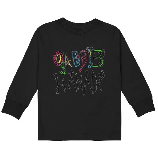 Gabbie Hanna Kids Long Sleeve T Shirts