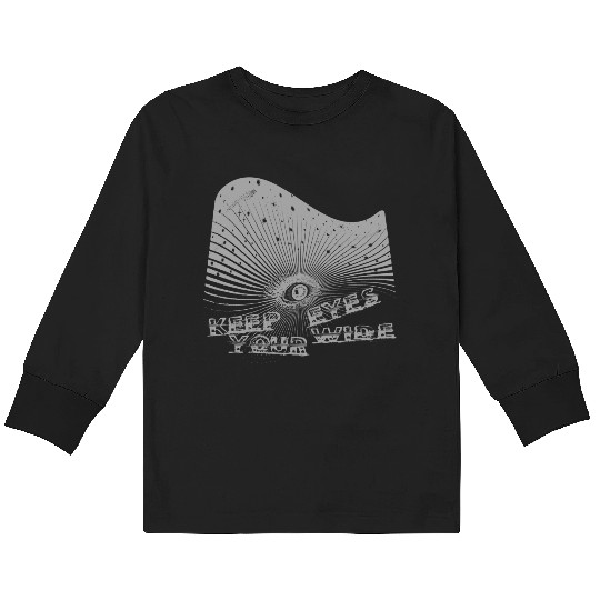 Eyes Wide Winter Come 2 The Light Grey Kids Long Sleeve T Shirts