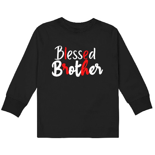 Blessed Brother Kids Long Sleeve T Shirts
